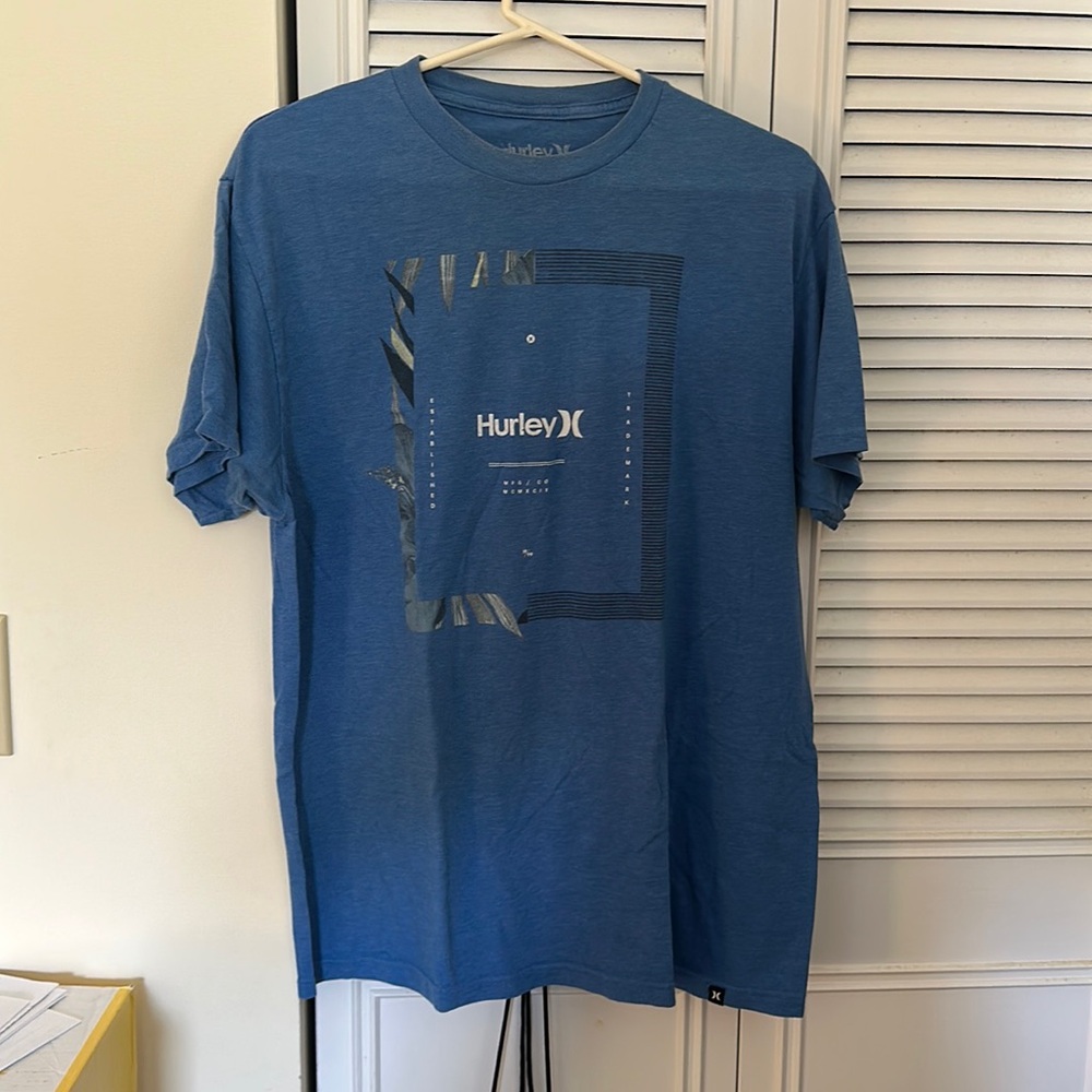 Hurley T-shirt Blue XL